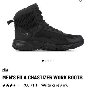 MEN'S FILA CHASTIZER WORK BOOTS / HI-TOP SNEAKERS